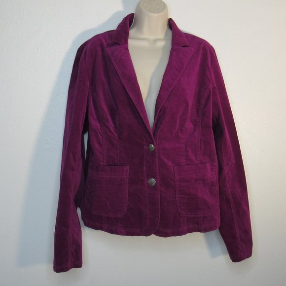 Freestyle Revolution Jackets & Blazers - Freestyle Revolution Fuchsia Velvet Jacket/Blazer
